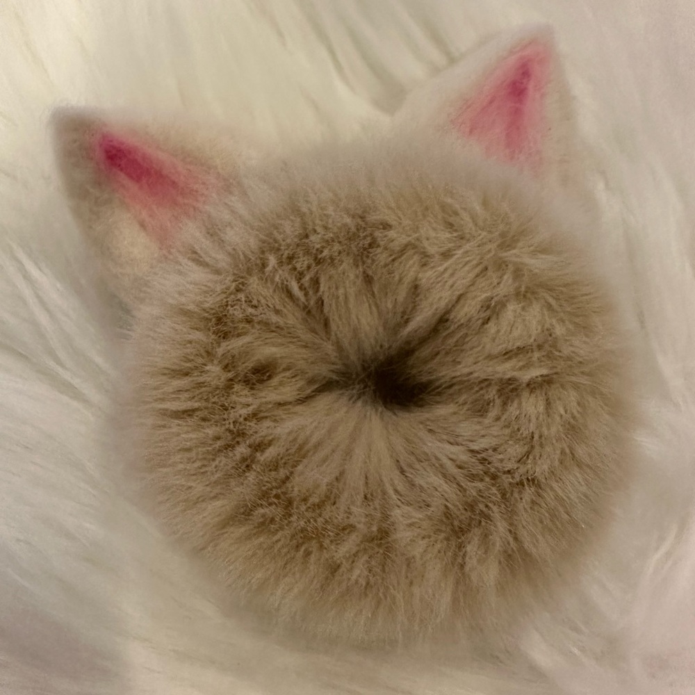 Fur hair band